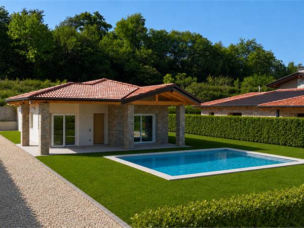NUOVA VILLA SINGOLA IN CLASSE A4 CON PISCINA 